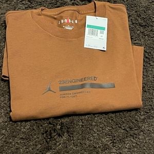 Nike Air Jordan 23 Engineered T-Shirt, Size XL Pecan Brown DC9769-204 Men's NWT